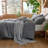Ensemble d'édredon en coton 5 pièces avec jeté en coton-110189433-110189434