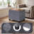 22" Upholstered Storage Ottoman With Reversible Tray Top-1341021841