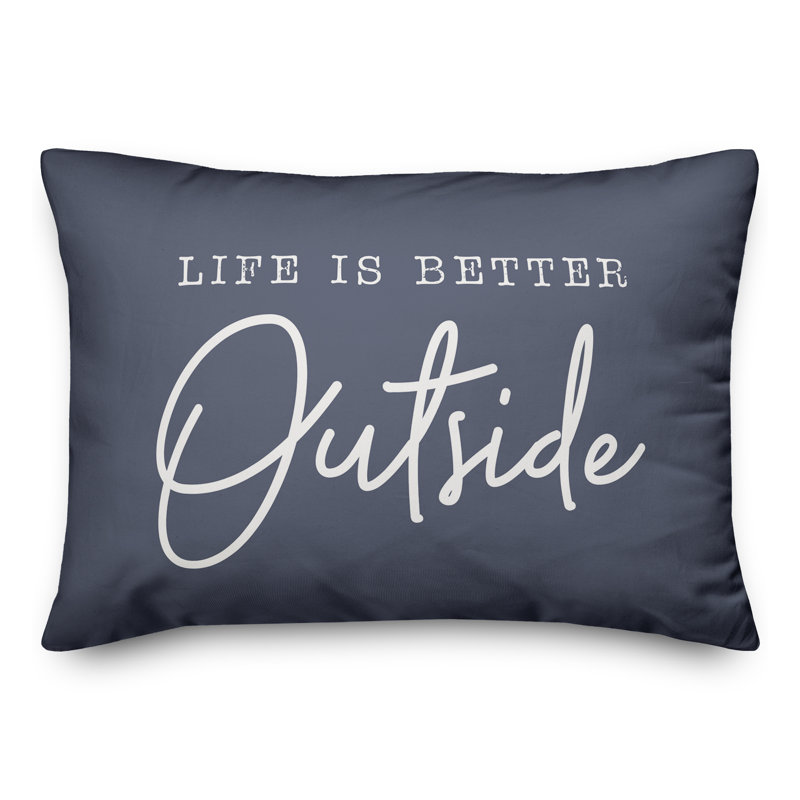 Housse de coussin rectangulaire d'extérieur Better Insert 17, Bleu