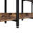 5 Tier Vintage Industrial Style Bookcase With Metal Frame, Perfect For Home Office And Display Storage-514905384