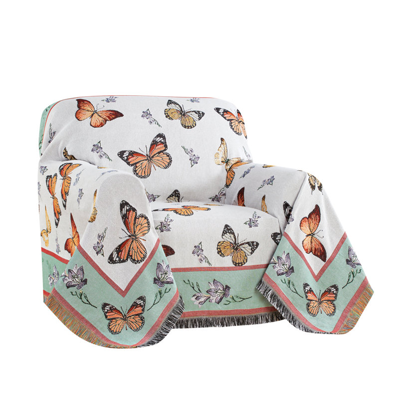 Housse pour fauteuil à coussins carrés/rectangulaires