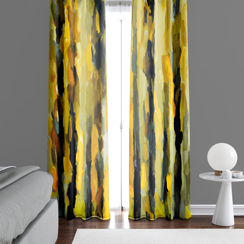 Sevda Semi Sheer Curtain Panel Pair, 20" W x 61" L