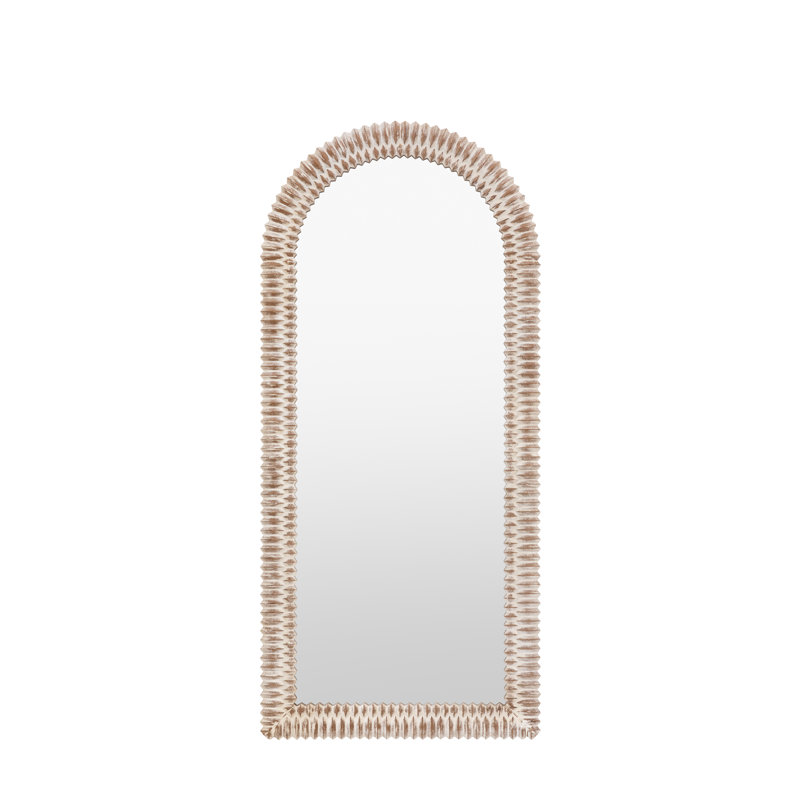 Janette Mirror, 170 cm H x 77 cm W, White Wash