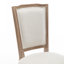 Ensemble de 2 chaises en bois massif French Country