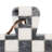 Checkerboard Marble Cheese Board with Handle