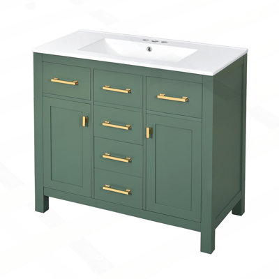 Modern Bathroom Vanity with Multiple Storage Options and High-Quality Materials for Stylish Bathrooms