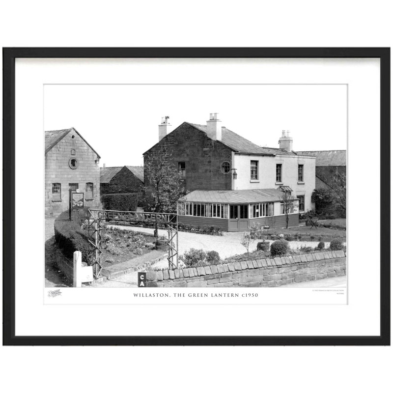 Willaston, The Green Lantern C1950 - Single Picture Frame Print, 28cm H x 36cm W x 2.3cm D