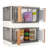Marthony Plastic Collapsible Storage Bin Organizers