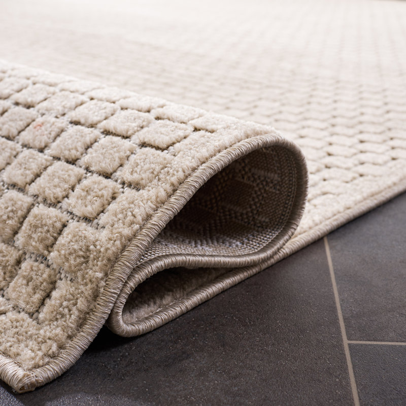 Tapis de couleur unie Mehis Stella Performance, Carré 6 pi 7 po 