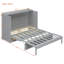 Lit escamotable double avec grands tiroirs-690906447