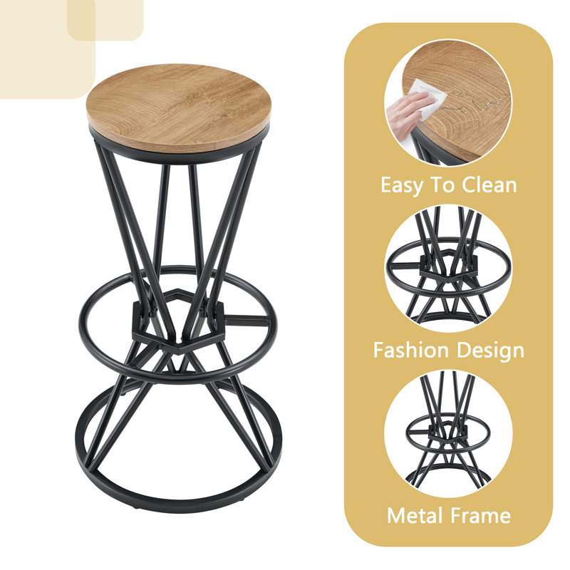Single package bar, Wood / Black