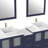  Modern 84" Double Bathroom Vanity Set with Mirror-62326226