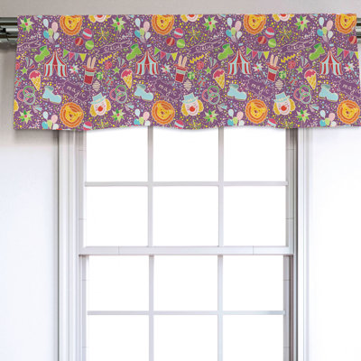 Sateen Ruffled Window Valance