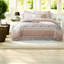 Elegant 9-piece Cotton Percale Bedding Set, Blush King, Shabby Chic Style