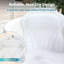 Oreiller de bain Oreiller de soutien pour le cou, coussin de spa pour la baignoire, oreiller relaxant pour appui-tête, accessoires de baignoire lavables portables avec coussin de bain épais en maille 3D (Deluxe)