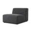 Lawndale Armless PC-Saxon Charcoal