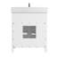 Abramowitz 30'' Freestanding Single Bathroom Vanity with Engineered Stone Top