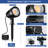 15W Adjustable LED Low Voltage Metal Landscape Spotlights, IP66 Waterproof, 3000K Warm White with Connectors (12 Pack)