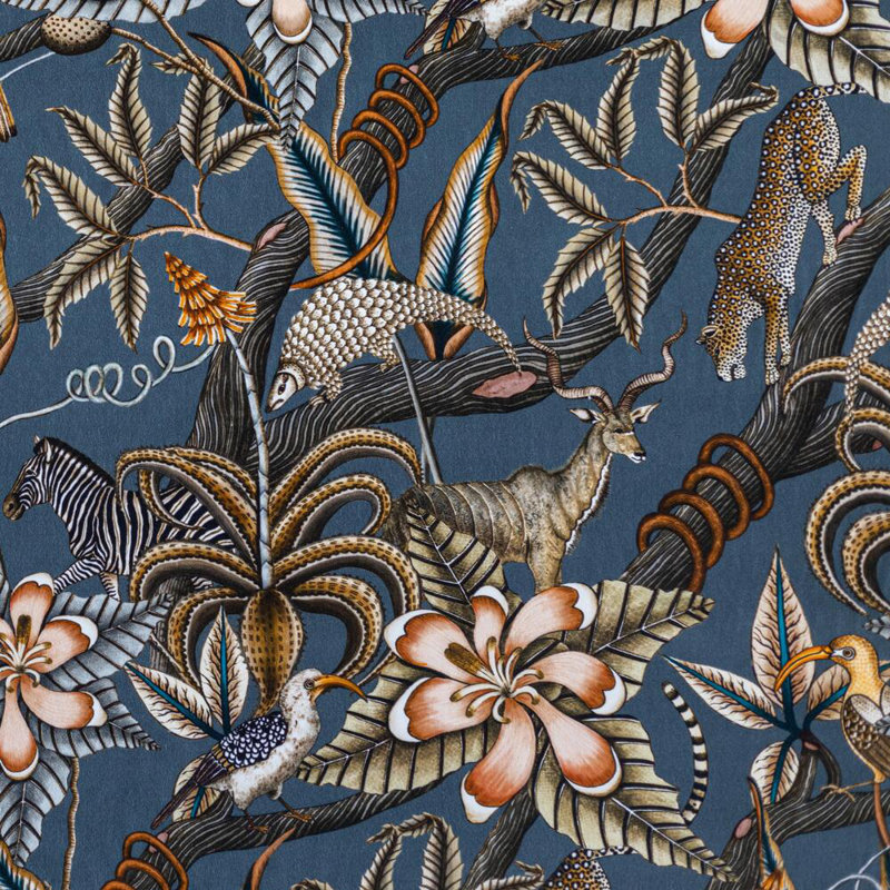 Ardmore Velvet Fabric, Ash