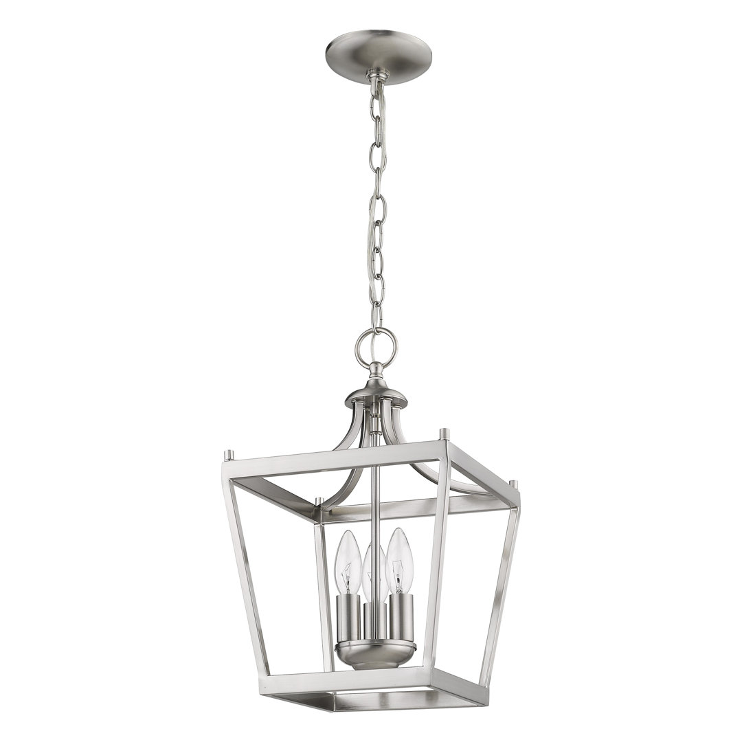 Rancourt 3 - Light Lantern Pendant Charlton Home® 