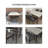 Picture color Rectangular Sintered Stone tabletop Dining Table-111180279
