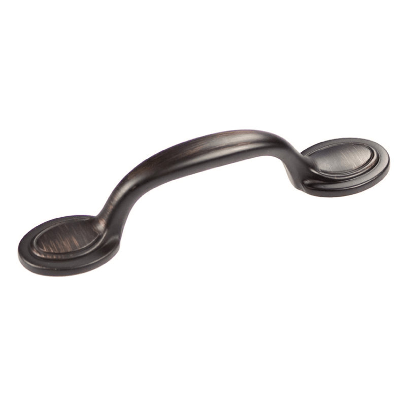 Eclipse Kitchen Cabinet Handles, Solid Core Drawer Pulls for Cabinet Doors, 3", Vintage Bronze