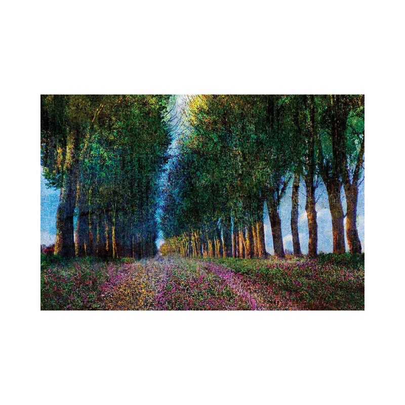 Row Of Trees Provence by Christopher Vest - Wrapped Canvas Print, 20.32 cm H x 30.48 cm W