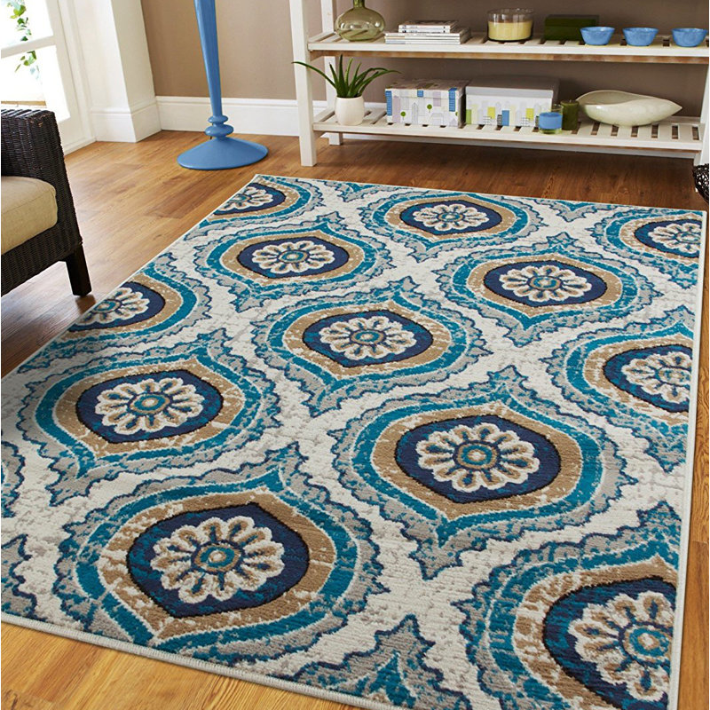 Washable Indoor / Outdoor Rug, Rectangle 8' x 11'