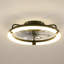 Ventilateurs de plafond avec ensemble, source de lumière DEL et télécommande, ventilateur DEL encastré moderne à intensité variable 3000-6500K, 6 vitesses, moteur à courant continu silencieux-1210294533