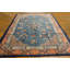 1900s Blue Medallion Greek Antique Chinese Peking Rug 6' 2" x 8' 7" Wool Carpet