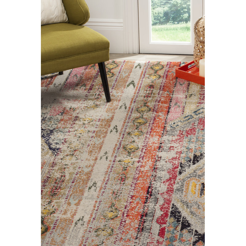 Martz Abstract Hand Woven Area Rug, Rectangle 91 x 152 cm