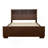 Cappuccino Queen Bed with Bookcase Headboard