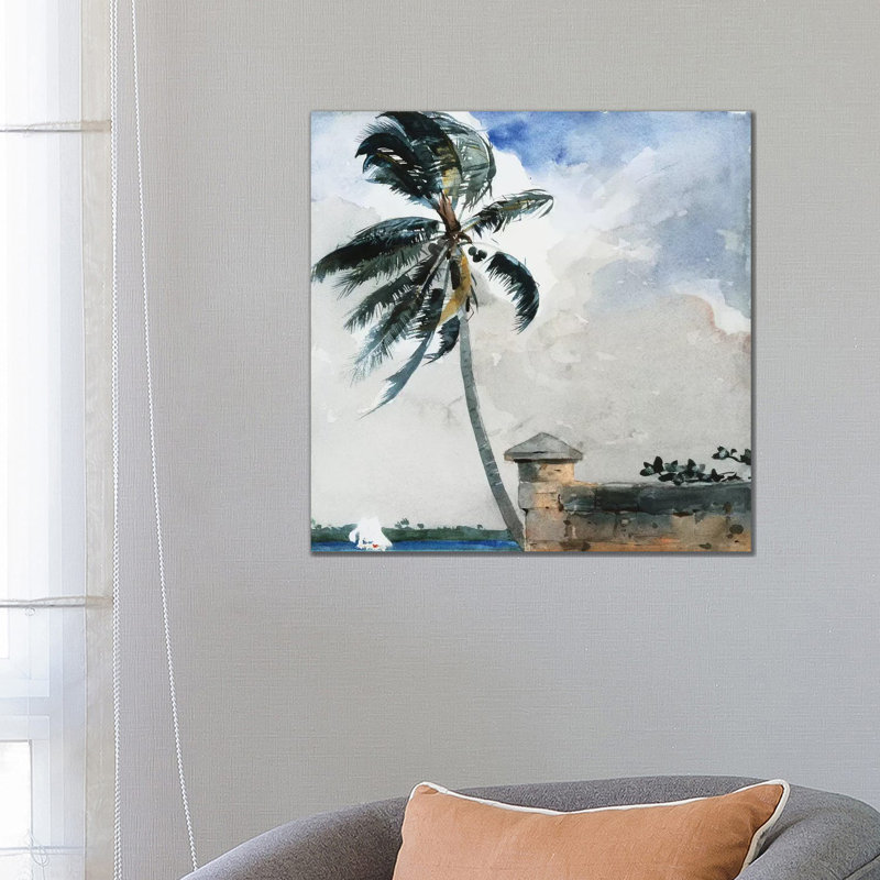 A Tropical Breeze, Nassau, 1889-90 by Winslow Homer - Wrapped Canvas Gallery-Wrapped Canvas Giclée