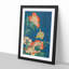 Canary and Peony by Katsushika Hokusai - Picture Frame Painting Print-55513749-55513748