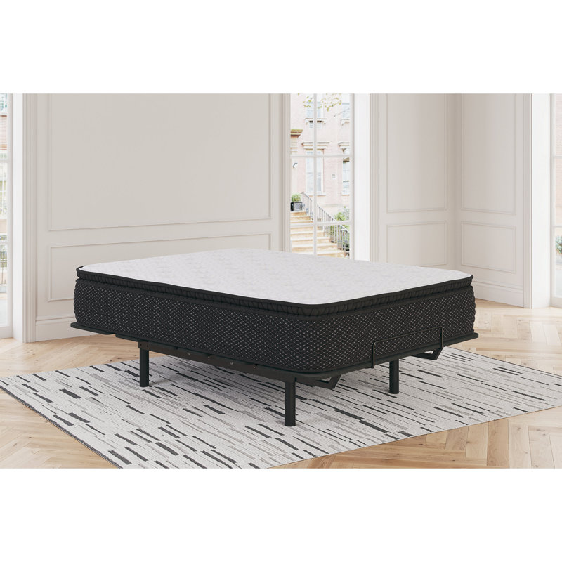 King White Plush Innerspring Mattress with Gel Memory Foam