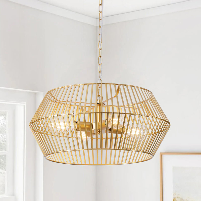 Luminaire suspendu 4 lumières DEL Ellasia