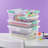 Sterilite Plastic Stackable Storage Bin w/Clear Latch Lid-99476635-99476634