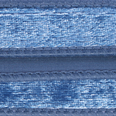  1" x 10yd Periwinkle Velvet Luster Wired Ribbon. Periwinkle Dupion backing.