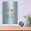 Luxe Wall Art «Summer Bathing Suits Blue» par Ann Kelle Designs, art mural en métal-102866282