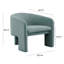 Upholstered Barrel Chair-1392617495