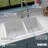 Karran Drop-in Quartz Composite 33'' X 22'' 1-Hole 60/40 Double Bowl Kitchen Sink-35699292
