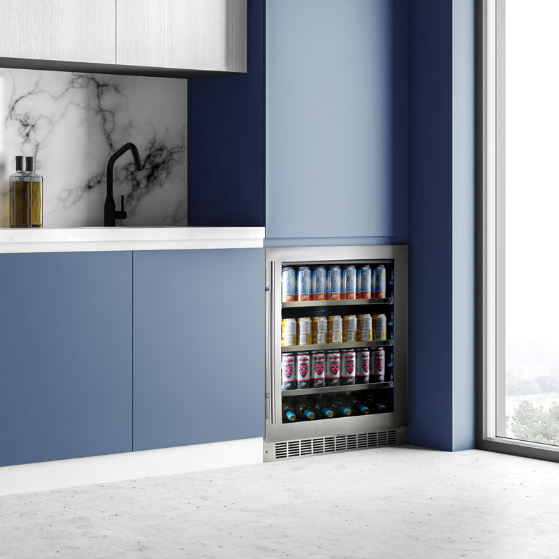 Réfrigérateur à boissons sous le comptoir 126 canettes Silhouette Professional