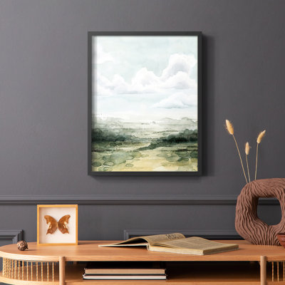 Valley Highlights I Framed Print - Solid Wood