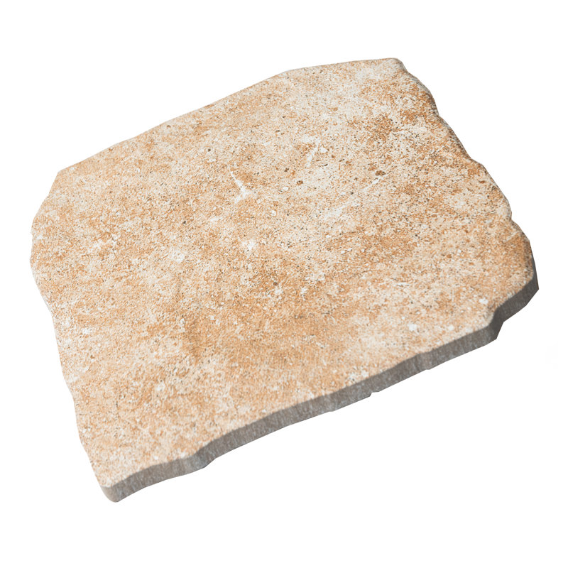 Country 5.88 in. x 5.88 in. Glazed Porcelain Tile, Tan/Gray