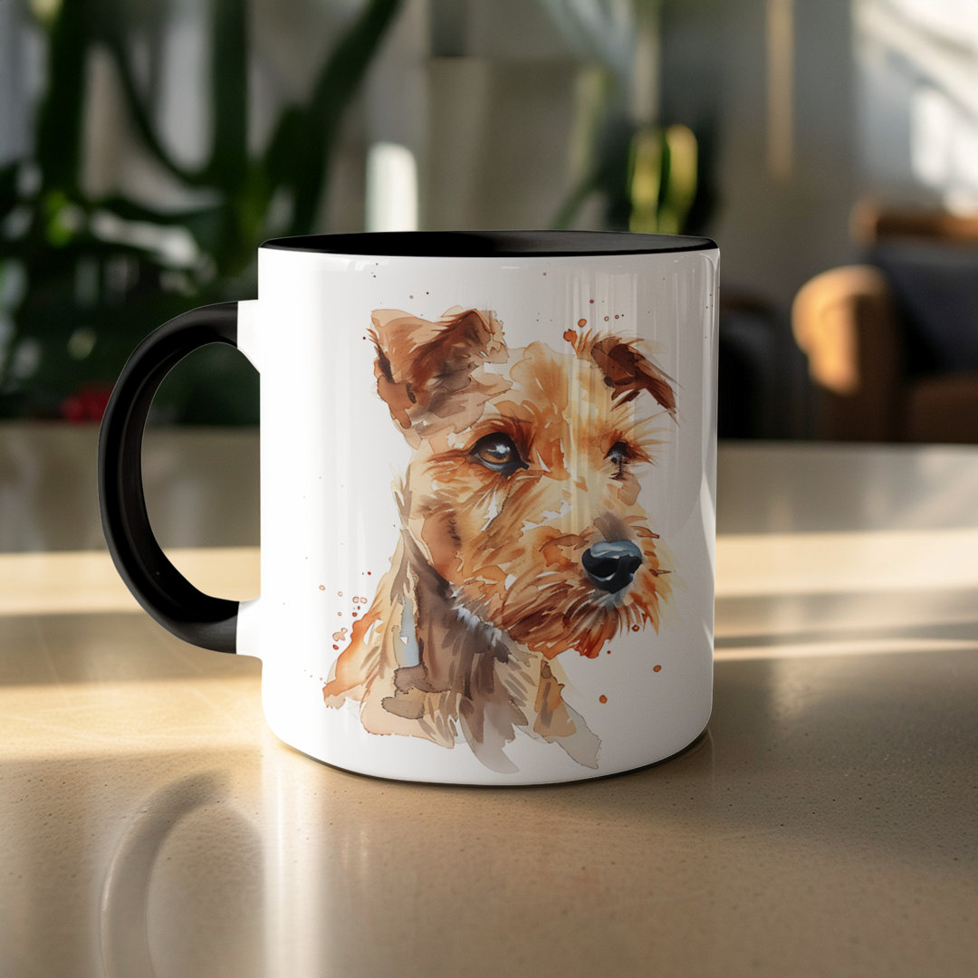 Set of 3 – Golden Retriever Watercolor Design 11oz Coffee Mug