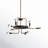 Sacci 9 - Light Sputnik Modern Linear Chandelier