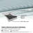 Spurgh Sliver Wave Foil Print Blackout Thermal Grommet Curtain Panels (Set of 2)-792607130-792607145