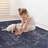 Black Washable Rug Area Rug-988924564