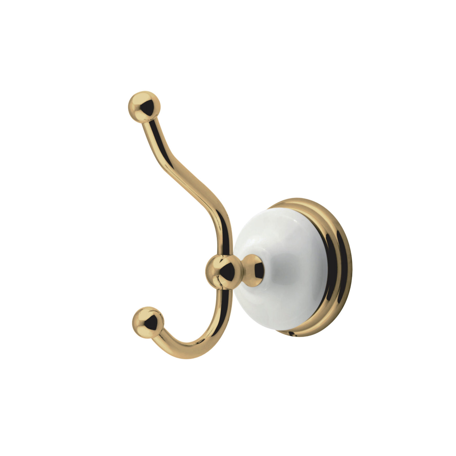 Kingston Brass Victorian Robe Hook, Polished Brass
