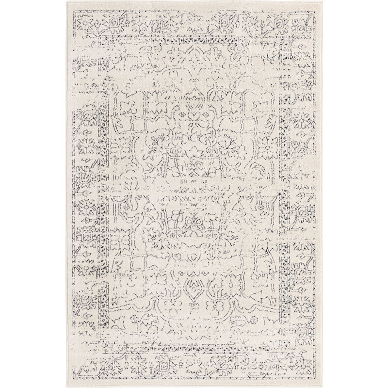Mekalah Oriental Indoor Rug, Rectangle 4' x 6'
